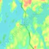 Nestor Falls topographic map, elevation, terrain