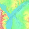 Пионер topographic map, elevation, terrain