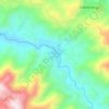 San Gaspar Ixchil topographic map, elevation, terrain