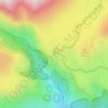 Mtskheta — Stepantsminda — Larsi topographic map, elevation, terrain