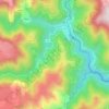 Les Salces topographic map, elevation, terrain