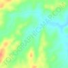 Feijão topographic map, elevation, terrain