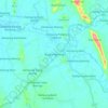 Kuala Nerang topographic map, elevation, terrain