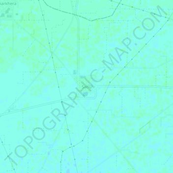 Sahu topographic map, elevation, terrain