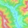 Jalan topographic map, elevation, terrain