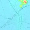 Penrang topographic map, elevation, terrain