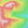 Laguna Negra topographic map, elevation, terrain
