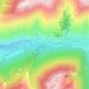 Garòs topographic map, elevation, terrain