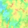 Le Moustoir topographic map, elevation, terrain