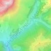 Les Avanays topographic map, elevation, terrain
