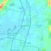 Lalang River topographic map, elevation, terrain