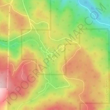 Camp Wilkerson topographic map, elevation, terrain