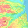 São Gonçalo do Amarante topographic map, elevation, terrain