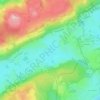 La Chaux de Gilley topographic map, elevation, terrain