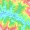 Cabañaquinta topographic map, elevation, terrain