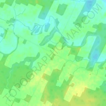 St. Johns topographic map, elevation, terrain