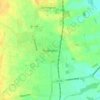 Ruskington topographic map, elevation, terrain