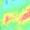Ahievren topographic map, elevation, terrain