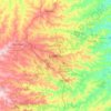 Londrina topographic map, elevation, terrain