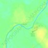 Canuanã topographic map, elevation, terrain