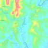 Bunawan topographic map, elevation, terrain