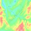 Sams Creek topographic map, elevation, terrain