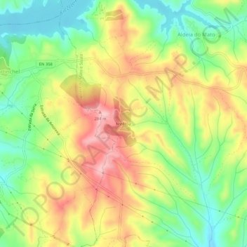 Medroa topographic map, elevation, terrain