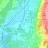 Weiherstobel topographic map, elevation, terrain