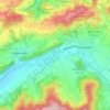 Warbsen topographic map, elevation, terrain