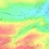 Rigton Moor topographic map, elevation, terrain