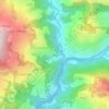 Lapse topographic map, elevation, terrain