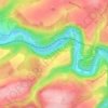Bois de Chaleux topographic map, elevation, terrain