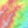 Pedra Riscada topographic map, elevation, terrain