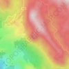 Treska topographic map, elevation, terrain