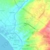 Cawit topographic map, elevation, terrain