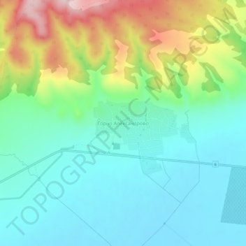 Gorno Aleksandrovo topographic map, elevation, terrain