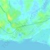 Le Haut Gas topographic map, elevation, terrain