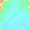 Laya topographic map, elevation, terrain