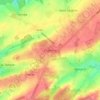 Fraineux topographic map, elevation, terrain