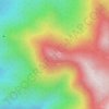 Bartle Frere (North West Peak) topographic map, elevation, terrain