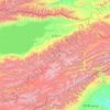 Терскей-Ала-Тоо topographic map, elevation, terrain