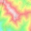 Talun topographic map, elevation, terrain