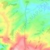Llancloudy topographic map, elevation, terrain