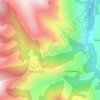 Les Potes topographic map, elevation, terrain