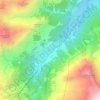 Hintertux topographic map, elevation, terrain