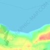 Glencloosagh Bay topographic map, elevation, terrain
