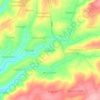 Kanyoni topographic map, elevation, terrain