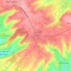 Hénoville topographic map, elevation, terrain