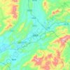翁源县 topographic map, elevation, terrain