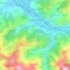 Corros topographic map, elevation, terrain
